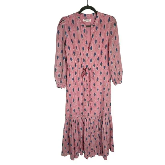 Emerson Fry India Collection Frances Dress Alice Organic Cotton-sz XS - Picture 5 of 16